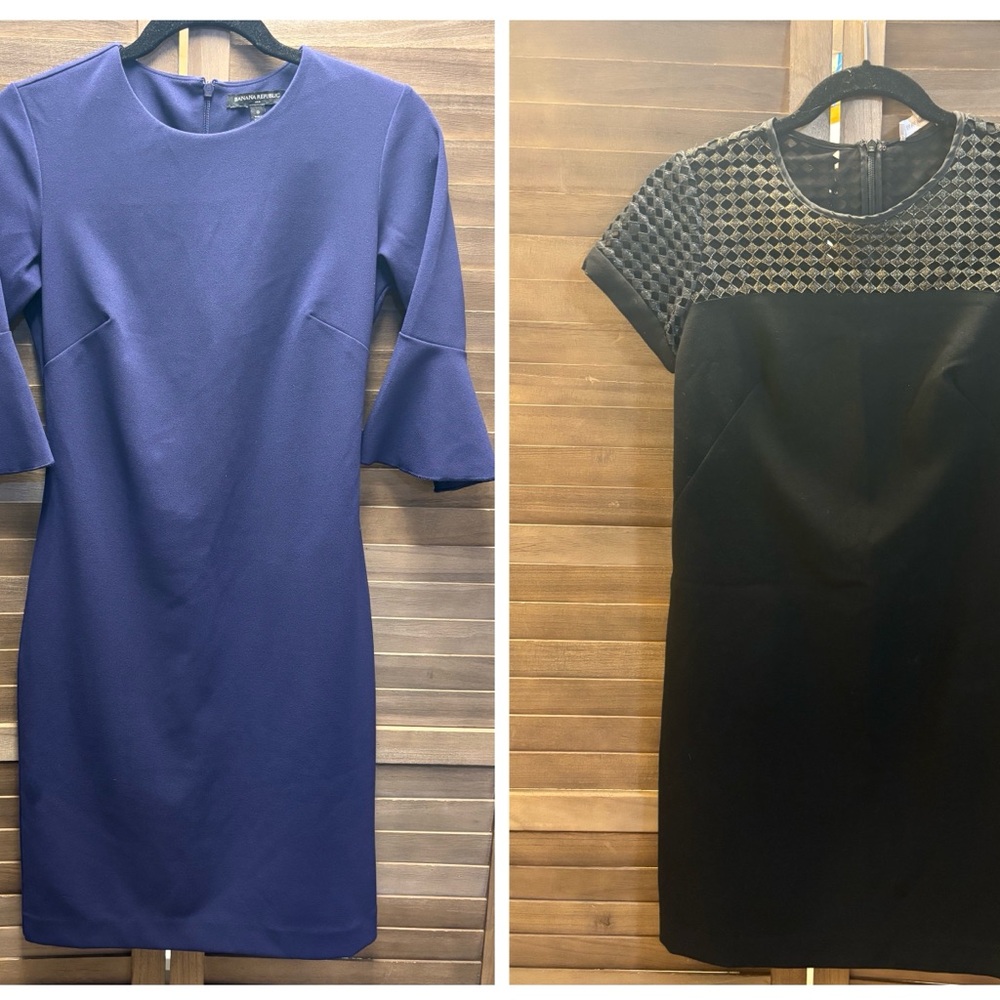 Bundle of Women’s EUC Banana Republic Dresses - Office/Work Appropriate - Size 4